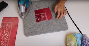 How to Make Super-Cute DIY Graphic Tees Using Old Bandanas