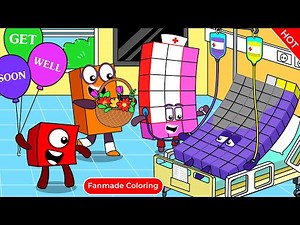 WOW! The Color of Numberblocks 63 is Back | Numberblocks Fanmade Coloring Story