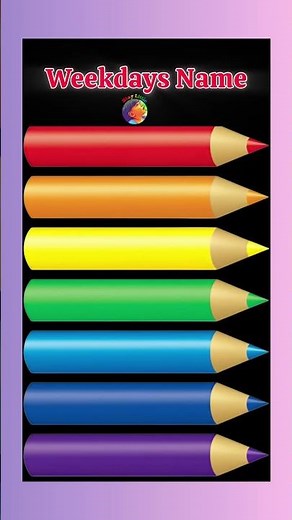 Weekdays song in english || week song || 7 days of a week