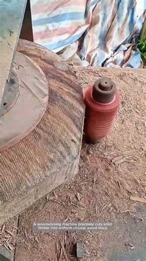 Precision Cutting of Solid Wood Discs