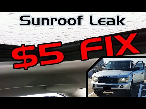 How to Fix a Sunroof Leak - Range Rover Sport L320 (2005-2009)