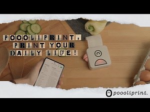 Poooliprint® - The Inkless Mini Printer