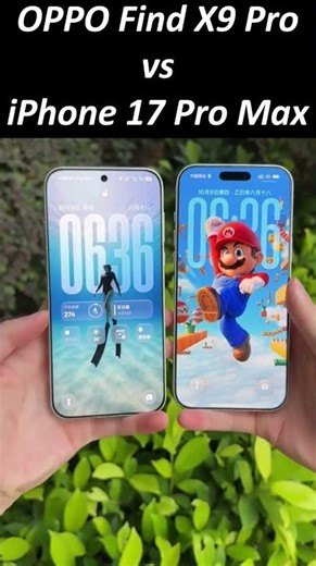 OPPO Find X9 Pro vs iPhone 17 Pro Max Hands-on
