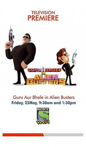 1.5K views · 53 reactions | Guru Aur Bhole in Alien Busters, Friday 25th May, 9:30AM to 1:30 PM. Production work for Sony YAY by Hi-Tech Animation. | Moople - Institute of Animation and Design | Facebook