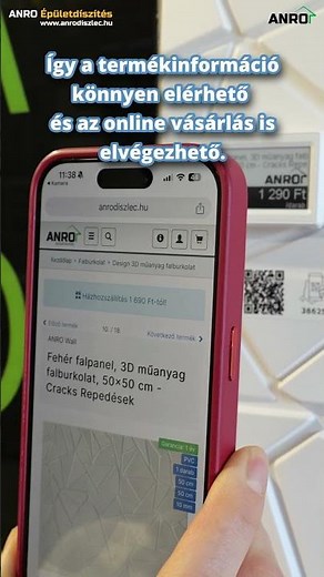 Olvasd be a QR-kódot és tudj meg többet a termékeinkről! ℹ️ Újdonságok az ANRO bemutatóteremben!
