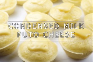 CONDENSED MILK PUTO CHEESE/PATOK NA PANGNEGOSYO! Masarap at napakasimpleng gawin, at napakadali nitong ibenta ONLINE! Kaya sa mga gustong sumubok nito para magsimulang magbusiness try nyo po ito at siguradong yayaman ka.... INGREDIENTS: 2 cups all purpose flour 2 tbs baking powder 1 large egg 5 tbs margarine half of 390grams can condensed milk 1/4 cup white sugar 1 and 1/2 cup water cheese for toppings | Maglalaway Ka Sa Sarap