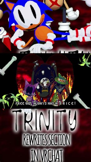 TRINITY IN VRCHAT!! #fnf #sonicexe #rewrite #vrchat #fridaynightfunkin #sonic #sonicthehedgehog