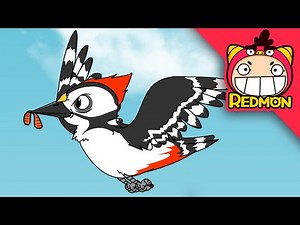 Cobra vs Woodpecker | Animal Battle | 4K cartoon | REDMON