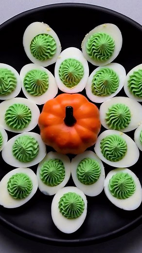 These Halloween deviled eggs are devilishly delicious! 🥚👻 | Blossom