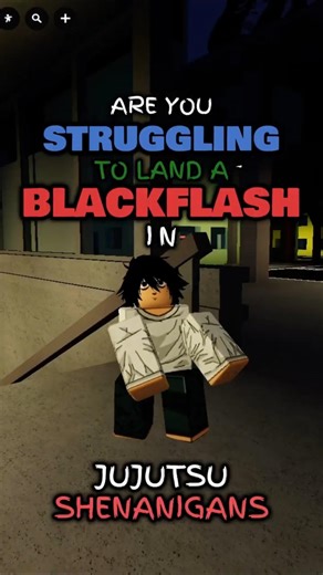 How to black flash properly! #jujutsushenanigans #roblox #jjs #jjkgame #robloxedit #anime