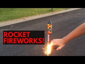 Lighting Fireworks Rockets! FIREWORKS DEMO