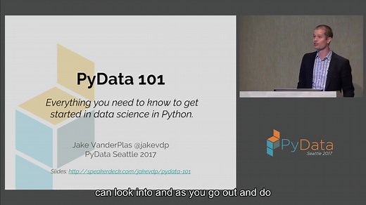 Python/数据科学的过去、现在与未来（by Jake VanderPlas）（英文字幕）