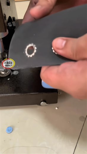 Look at This eyelet punching machine, Yes , it by hand manual pressing, But the eyelet is automatic feeding. its very easy to operate. choose it from CrossWay Yi. https://www.crossway-industry.cn/goods-292.html | Mr Jeff From CrossWay Yi