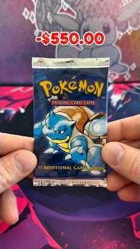 $550 Base Set Pokemon Pack Opening!!! #pokemon #packopening #shorts