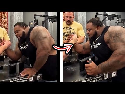 800LB BENCH PRESSER JULIUS MADDOX TRIES ARMWRESTLING