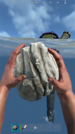 From ROCK to AK off Spawn Beach in Rust - #wabbit on #twitch