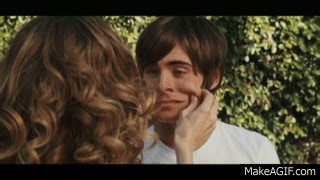 Pinching Zac Efron's Cheeks! on Make a GIF