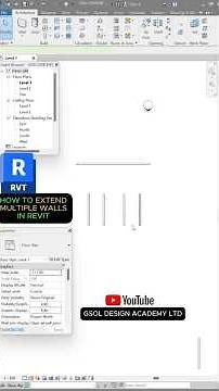 How to Align and Extend Multiple Walls in Revit. #architecture #revit #bimmodeling #civilengineer