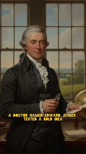 The first vaccine was created in 1796. 💉