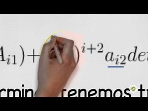 Determinantes de matrices