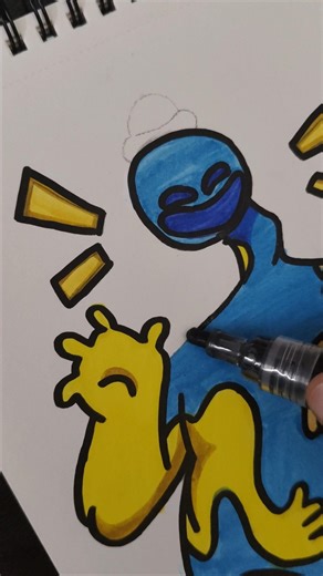 Drawing Doey the Doughman From Poppy Playtime Chapter 4!#art#trending #drawing#poppyplaytime#shorts