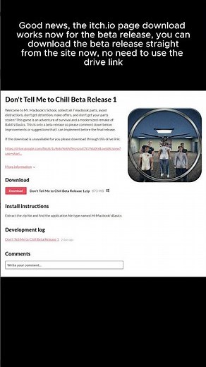 Itch.io download works now!