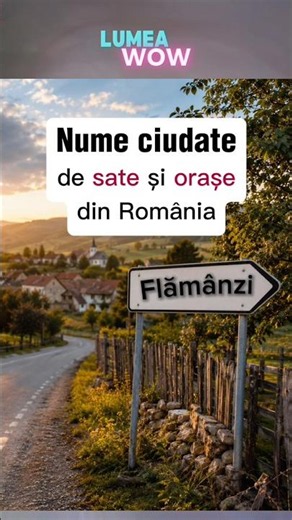 The Weirdest Place Names in Romania 🇷🇴 | WOW World #curiosities