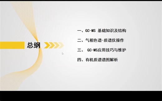 GCMS联用技术及应用