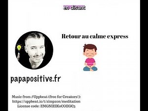 Séance de retour au calme pour les enfants