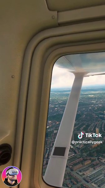Flying over Liverpool on Microsoft Flight Simulator 2020 in VIRTUAL REALITY! What an incredible experience it is to fly aircraft around my home city! #virtualreality #VR #flightsimulator #simulator #Liverpool #pilot #flying #aviation #quest3 #metaquest3 #fyp