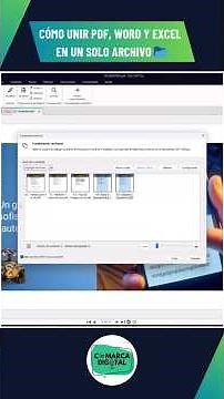 How to Merge PDF, Word, and Excel into a Single File 📂 #MergePDF #CombineDocuments #PDF