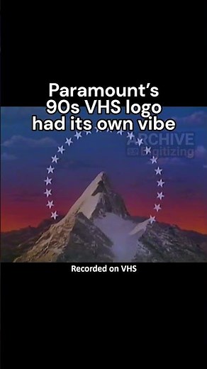 The Paramount Logo Every 90s Kid Remembers 📼⭐#shorts
