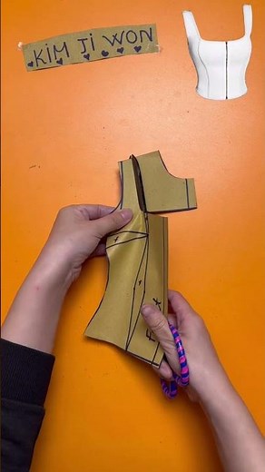 Corset Top Pattern Making Tutorial 🪡✨ #diy #sewing #pattern #sewingtutorial #fashion #sewingtips