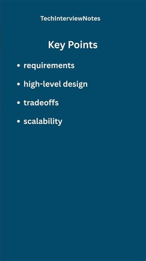 System Design Interview Approach