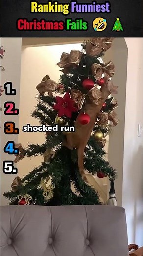 Ranking Funniest Christmas Fails 🤣🎄🧑‍🎄 #chistmas #fails #shorts