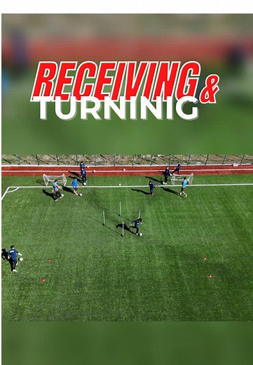Football Training Drill: Receiving & Turning