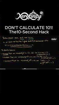 How to divide 101! in your HEAD?#jeemaths#xerofinity#jeerevision
