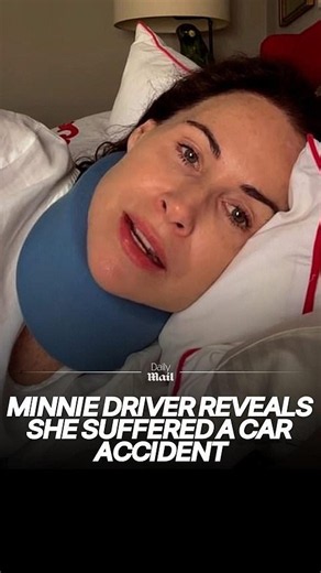 Minnie Driver reveals she was involved in car accident in France