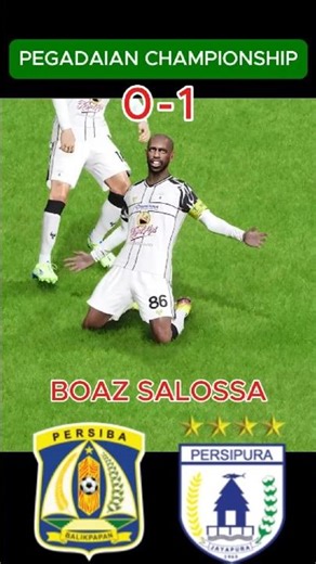 ⚽ GOL BOAZ SALOSSA - PERSIBA BALIKPAPAN 0-1 PERSIPURA JAYAPURA - PEGADAIAN CHAMPIONSHIP PES 2021