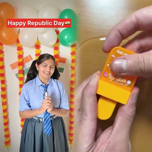 Happy Republic Day🇮🇳 Mahi Tiwari #republicday #26january #relatable #school #schoollife