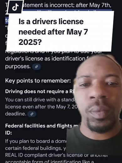 Drivers License Requirements After May 7, 2025