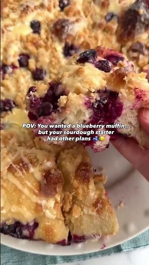 Blueberry Muffin Sourdough Focaccia