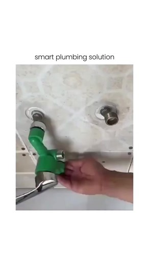 64k Clips | The post features a 22-second video demonstrating a plumbing technique where an eccentric brass fitting adjusts the offset between two... | Instagram