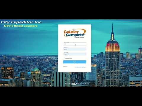 City Expeditor New Web Portal