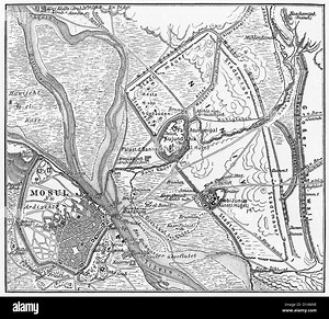 Map of the ruins of nineveh hi-res stock photography and images - Alamy
