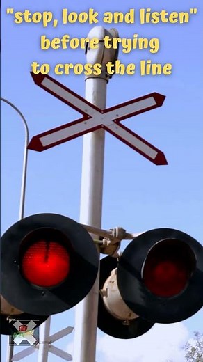 Level Crossings - Stop Look and Listen #01 #shorts