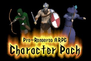 Pre-Rendered ARPG Character Pack | Unity Asset by awtdev