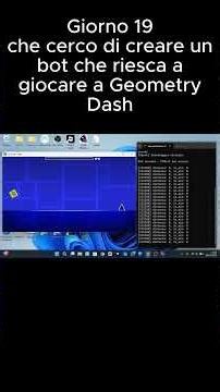 Giorno 19 che cerco di creare un bot che riesca a giocare a Geometry Dash