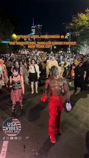60 Days Until Halloween 🎃 | Thriller Dance Parade in New York City 🗽