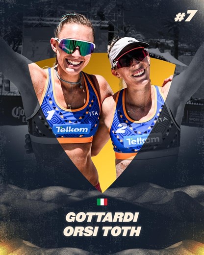 THE BEST OF 2025 IN BEACH VOLLEYBALL! #7 Valentina Gottardi & Reka Orsi Toth 🇮🇹 Elegance meets competitive fire. Gottardi and Orsi Toth have emerged as a dominant force in the 2025 season. Combining Valentina’s towering presence at the net with Reka’s exceptional defensive range, the duo has become a consistent threat on the Beach Pro Tour. 🏐🇮🇹 Agile, resilient, and tactically sharp, they secured two podiums this season, including their first elite Gold Medal in Hamburg 🇩🇪. A masterclass 